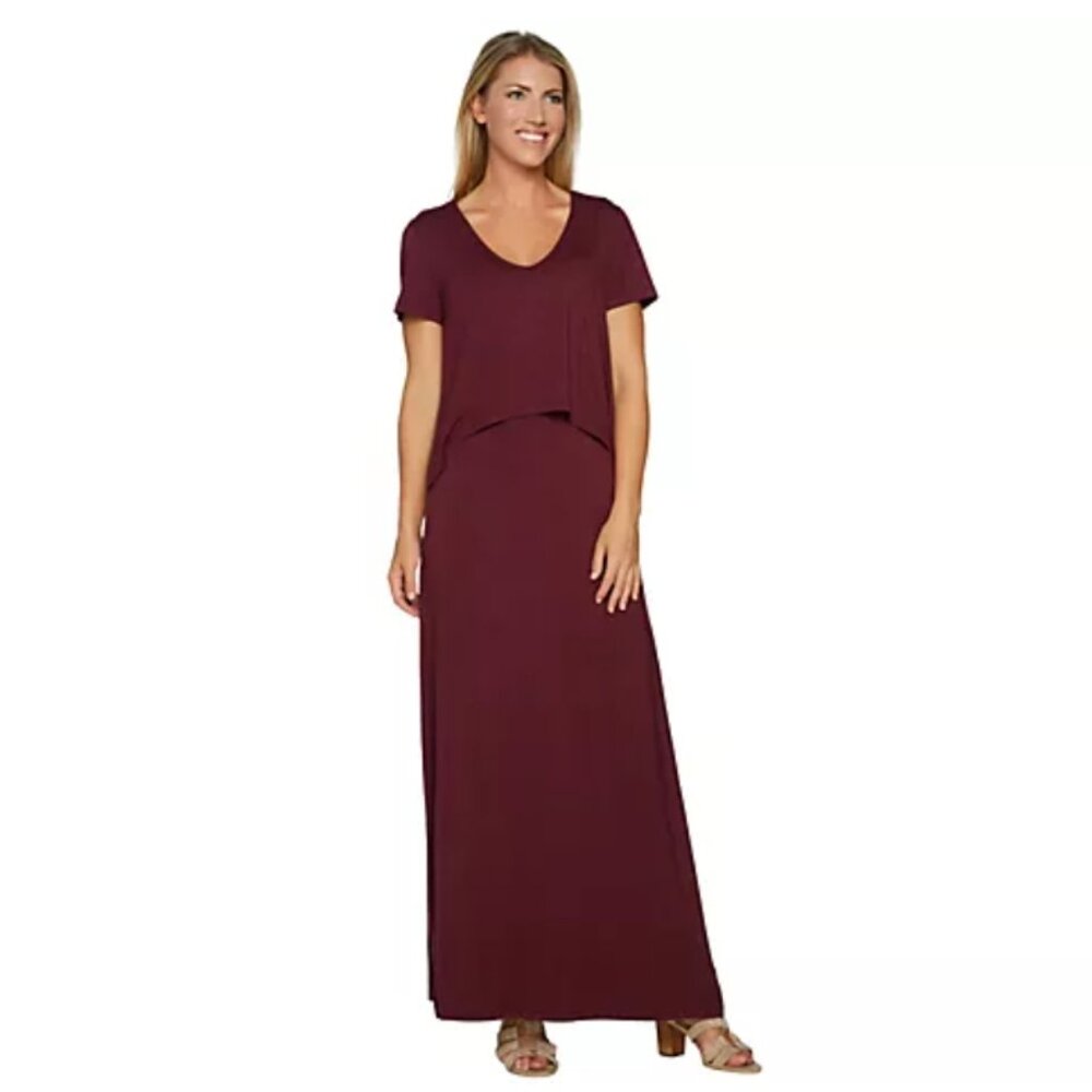Lisa Rinna Collection Overlay Maxi Dress
